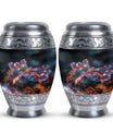 Digital Firefly Elegance - Dragonfly Urn Memorial, Funeral Cremation Urn