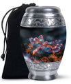 Digital Firefly Elegance - Dragonfly Urn Memorial, Funeral Cremation Urn