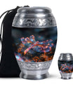 Digital Firefly Elegance - Dragonfly Urn Memorial, Funeral Cremation Urn