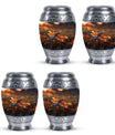Fiery Dragonfly Dreams - Dragonfly Urn Memorial, Funeral Shape Urn