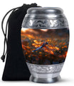 Fiery Dragonfly Dreams - Dragonfly Urn Memorial, Funeral Shape Urn