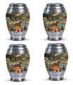 Dawn Flower Duckling - Duck Urn Large Memorial, Funeral Urn For Ashes