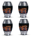 Fiery Rain Stride - Tiger Urn Memorial, Funeral Cremation Urn For Ashes