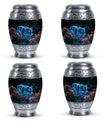 Spectral Bloom Stealth - Tiger Urn Large Memorial, Funeral Urn For Ashes
