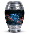 Spectral Bloom Stealth - Tiger Urn Large Memorial, Funeral Urn For Ashes