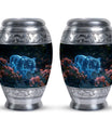 Spectral Bloom Stealth - Tiger Urn Large Memorial, Funeral Urn For Ashes