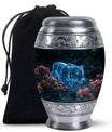 Spectral Bloom Stealth - Tiger Urn Large Memorial, Funeral Urn For Ashes