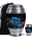 Spectral Bloom Stealth - Tiger Urn Large Memorial, Funeral Urn For Ashes