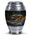 Ember Stalker - Tiger Urn Memorial, Funeral Cremation Urn
