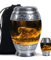 Firelit Majesty - Tiger Urn Memorial, Funeral Cremation Urn
