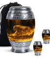 Firelit Majesty - Tiger Urn Memorial, Funeral Cremation Urn