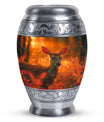 Golden Hour Fawn - Deer Urn Memorial, Funeral Shape Urn