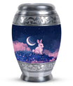 Lunar Blossom Watch - Rabbit Urn Memorial, Funeral Cremation Urn