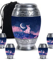 Lunar Blossom Watch - Rabbit Urn Memorial, Funeral Cremation Urn