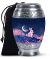 Lunar Blossom Watch - Rabbit Urn Memorial, Funeral Cremation Urn