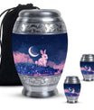 Lunar Blossom Watch - Rabbit Urn Memorial, Funeral Cremation Urn