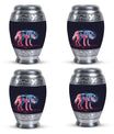 Neon Predator Essence - Wolf Urn Memorial, Funeral Shape Urn
