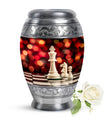 Chess Urn For Ashes Adult Male Large Memorial, Funeral Urn For Ashes
