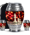 Chess Urn For Ashes Adult Male Large Memorial, Funeral Urn For Ashes