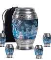Chess Urn For Human Ashes Women Large Memorial, Funeral Urn For Ashes
