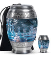 Chess Urn For Human Ashes Women Large Memorial, Funeral Urn For Ashes