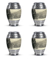 Snowflakes Urn For Ashes Female Memorial, Funeral Shape Urn