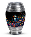 Puffin Bird Medium Urn Memorial, Funeral Shape Urn