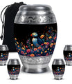 Puffin Bird Medium Urn Memorial, Funeral Shape Urn