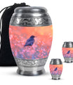 Puffin Bird Urn For Ashes Large Memorial, Funeral Urn For Ashes