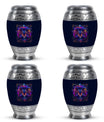 Zodiac Cremation Boxes For Human Ashes Memorial, Funeral Shape Urn