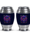 Zodiac Cremation Boxes For Human Ashes Memorial, Funeral Shape Urn