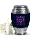 Zodiac Cremation Boxes For Human Ashes Memorial, Funeral Shape Urn