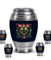 Zodiac Adult Urn For Ashes Memorial, Funeral Cremation Urn For Ashes