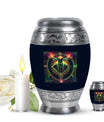 Zodiac Adult Urn For Ashes Memorial, Funeral Cremation Urn For Ashes