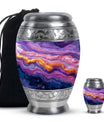 Abstract Adult Urn Large Memorial, Funeral Urn For Ashes