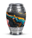 Abstract Small Keepsake Urns For Human Ashes Memorial, Funeral Shape Urn