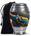 Abstract Small Keepsake Urns For Human Ashes Memorial, Funeral Shape Urn