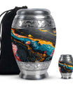 Abstract Small Keepsake Urns For Human Ashes Memorial, Funeral Shape Urn