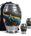 Abstract Small Keepsake Urns For Human Ashes Memorial, Funeral Shape Urn