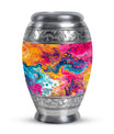 Abstract Urn For Ashes Adult Male Large Memorial, Funeral Urn For Ashes