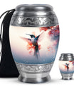 Humming Bird Keepsake For Ashes Funeral, Ashes Cremation Urn