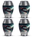 Dragon Small Urn For Ashes Funeral, Ashes Cremation Urn