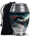 Dragon Small Urn For Ashes Funeral, Ashes Cremation Urn