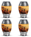 Zebra Urn For Human Ashes Dad Funeral, Ashes Urn