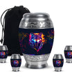 Wolf Keepsake Urn Funeral, Ashes Cremation Urn