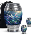 Cosmic Dragonfly Urns For Women Funeral, Ashes Cremation Urn