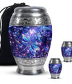 Cosmic Dragonfly Small Ashes Urn Funeral, Ashes Memorial Urn