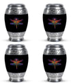 Cosmic Dragonfly Large Urn Funeral, Ashes Cremation Urn