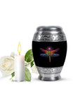 Cosmic Dragonfly Large Urn Funeral, Ashes Cremation Urn