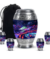 Turtle Theme Large Urn With 4 Keepsake Urn